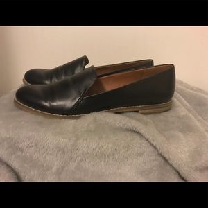 Black Flat Loafers. Only worn once!